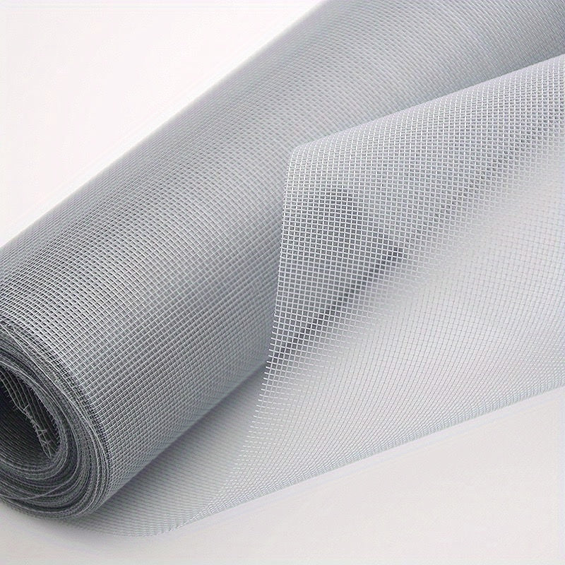 1 Roll Large Window Screen Mesh - Heavy-Duty Pet-Proof & Mosquito/Insect Resistant Mesh Roll with Fine Mesh for Balcony, Garden, Patio, Doors, Windows - Easy to Cut & Install, Durable Indoor/Outdoor Use, Insect Proofing, Pet-Safe Design