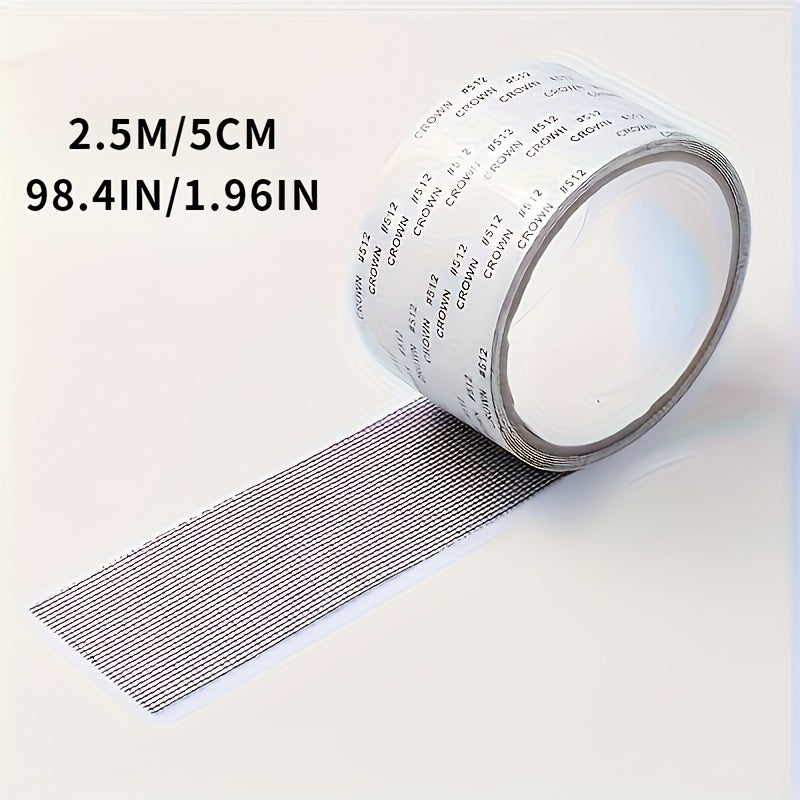 Self-Adhesive Window Repair Tape, Fiberglass Mesh Patch for Screens - Seal Holes & Tears, Insect Proof for Home/ Office
