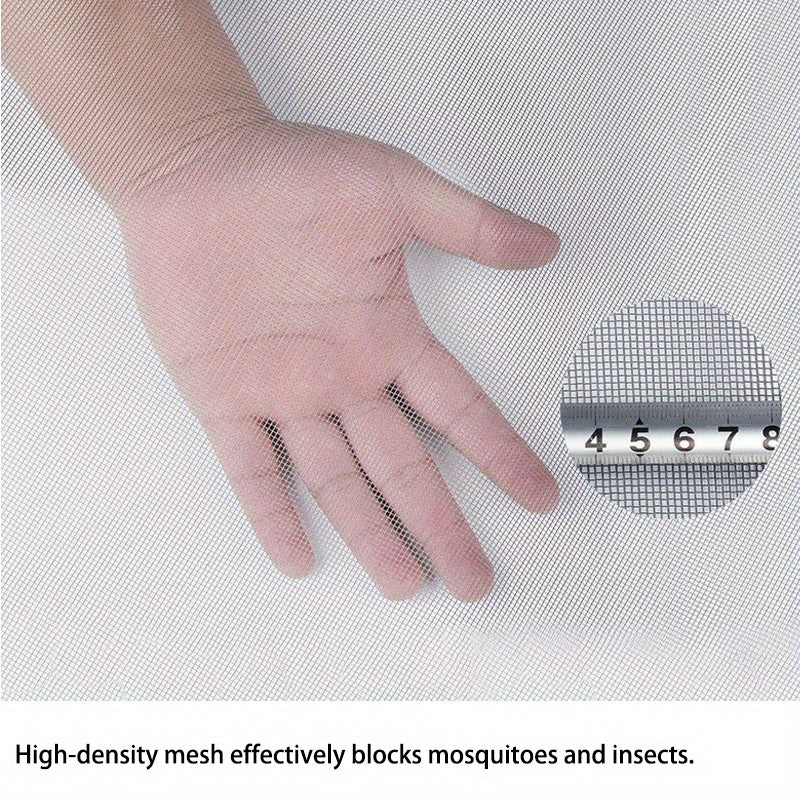 1 Roll Large Window Screen Mesh - Heavy-Duty Pet-Proof & Mosquito/Insect Resistant Mesh Roll with Fine Mesh for Balcony, Garden, Patio, Doors, Windows - Easy to Cut & Install, Durable Indoor/Outdoor Use, Insect Proofing, Pet-Safe Design