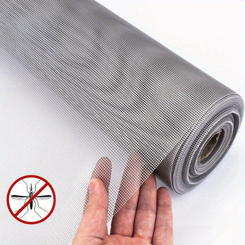 1 Roll Large Window Screen Mesh - Heavy-Duty Pet-Proof & Mosquito/Insect Resistant Mesh Roll with Fine Mesh for Balcony, Garden, Patio, Doors, Windows - Easy to Cut & Install, Durable Indoor/Outdoor Use, Insect Proofing, Pet-Safe Design
