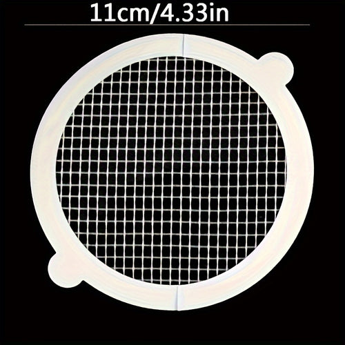 50pcs Disposable Shower Drain Anti-Clogging Grid Stickers - Heart-Shaped Adhesive Hair Catcher with Mesh Filter, Durable Plastic Drain Covers for Bathroom Sink, Bathtub, Kitchen (Easy Install, Reusable), Shower Drain Hair Catcher, Unique Heartshaped Desig